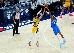 要终结了？ESPN更新G6胜率：雷霆客场作战56.4% 步行者仅43.6%